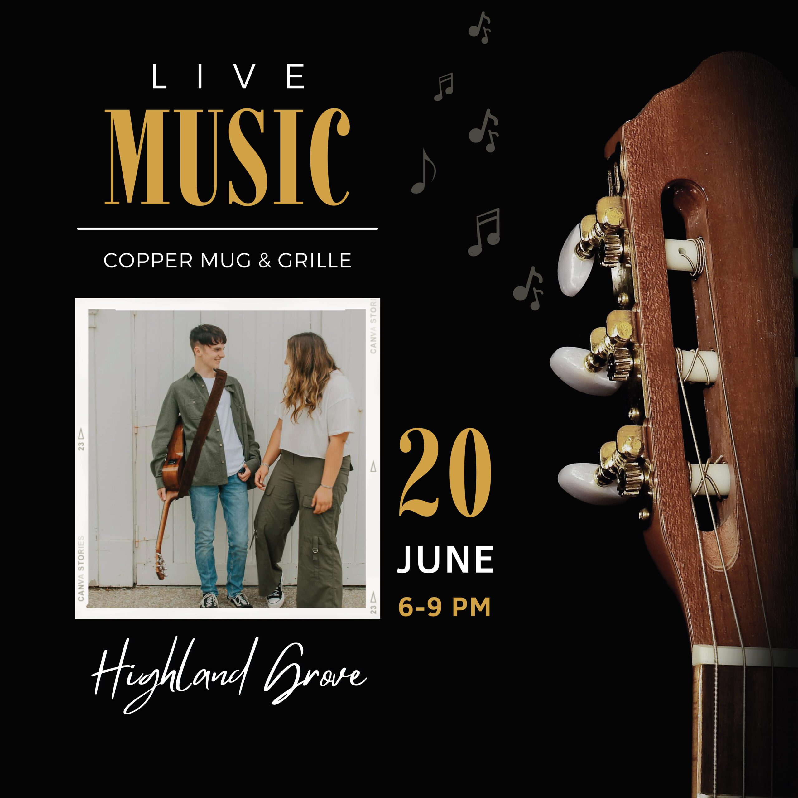Live Music Highland Grove on June 20th